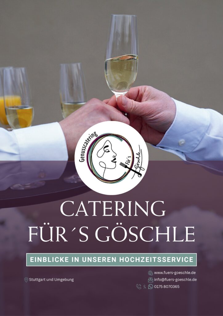 Deckblatt für die Hochzeitsbrochure
